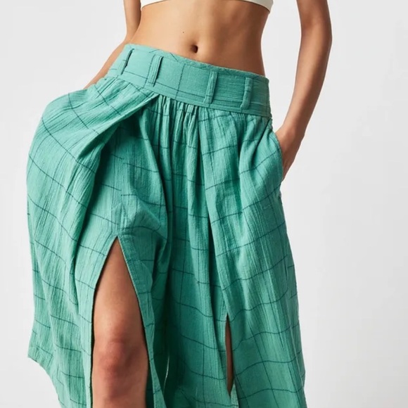 Free people lunar cove wide leg pants NWOT - Picture 3 of 6